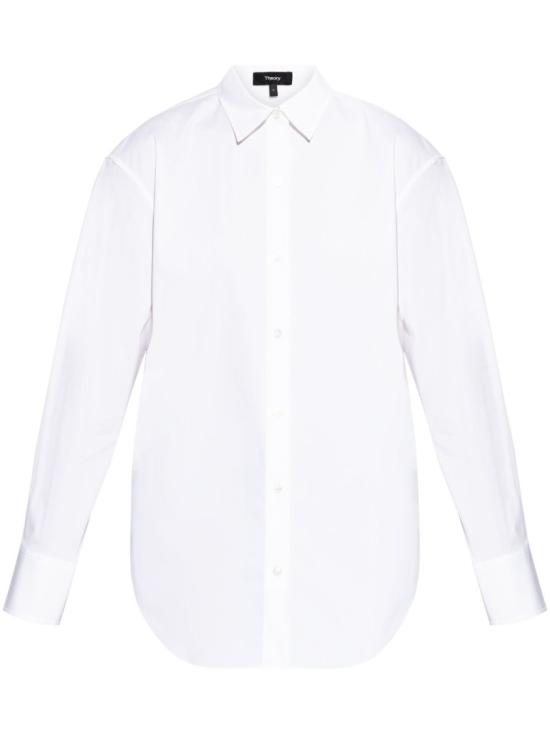  띠어리 셔츠 O0104541100 WHITE DOM