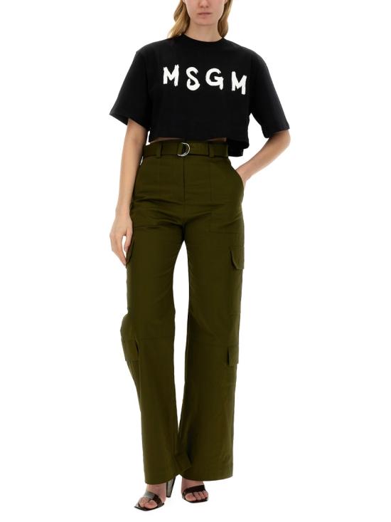  엠에스지엠 반팔 티셔츠 3641MDM13724700299 BLACK DOM - MSGM