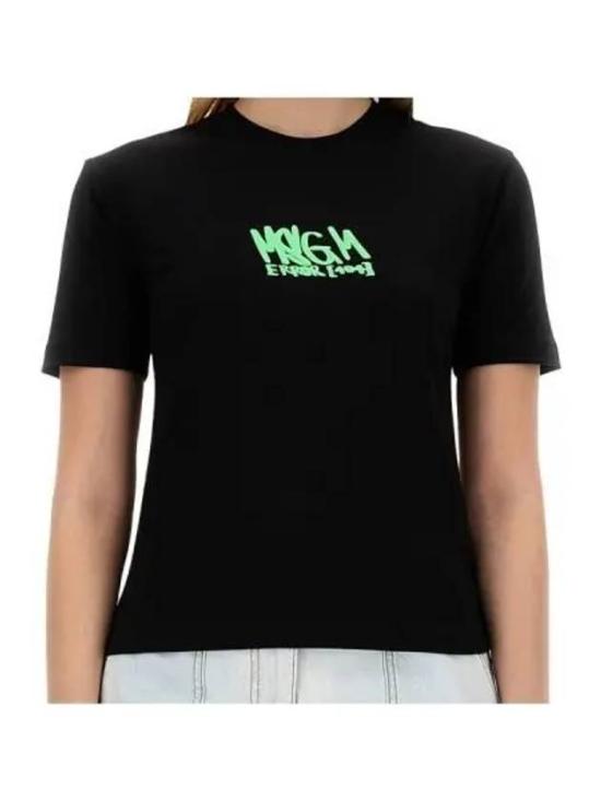  엠에스지엠 반팔 티셔츠 3641MDM11624700299B BLACK DOM