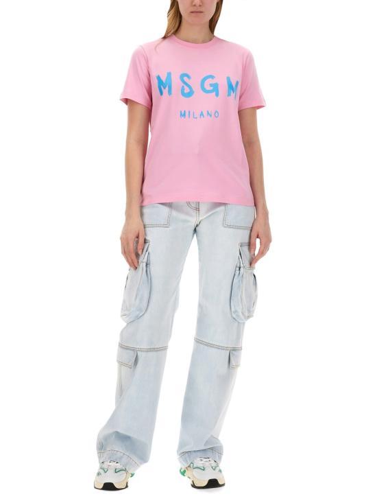  엠에스지엠 반팔 티셔츠 3641MDM51024700212 PINK DOM - MSGM