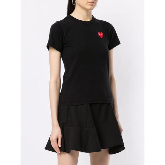  꼼데가르송 반팔 티셔츠 P1T107 BLACK DOM - COMME DES GARCONS