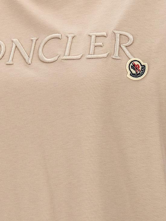  몽클레어 반팔 티셔츠 8C00006829HP20J BEIGE DOM - MONCLER