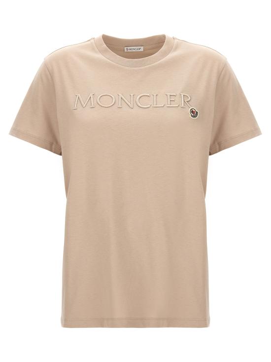  몽클레어 반팔 티셔츠 8C00006829HP20J BEIGE DOM