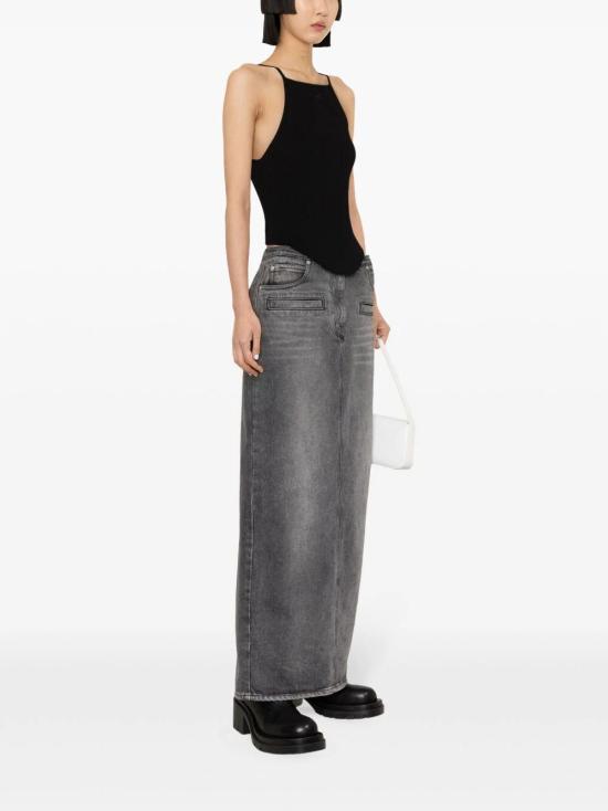  쿠레쥬 민소매 티셔츠 124MDE074FI0001 9999 BLACK DOM - COURREGES
