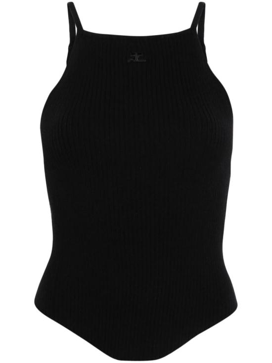  쿠레쥬 민소매 티셔츠 124MDE074FI0001 9999 BLACK DOM