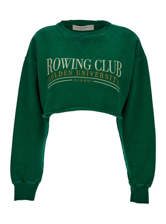  골든구스 긴팔 티셔츠 GWP01787P00141235882 GREEN DOM