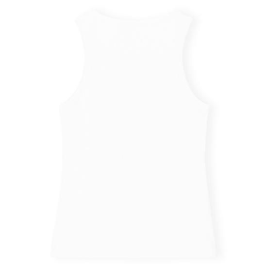  가니 민소매 티셔츠 T3781151 WHITE DOM - GANNI