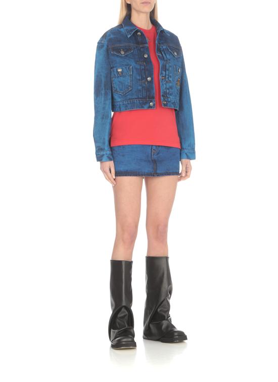  비비안웨스트우드 PERU 페루 ORB 반팔 티셔츠 3G010017J001MH410 RED DOM - VIVIENNE WESTWOOD