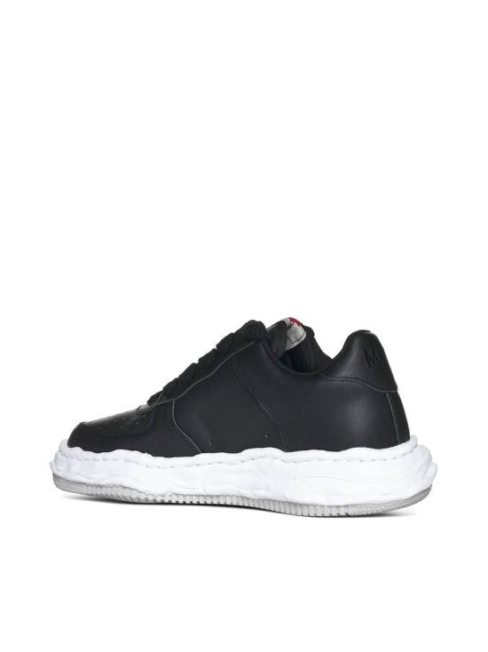 메종 미하라 야스히로 웨인 OG 솔 레더 로우탑 A07FW702 BLACK DOM - MAISON MIHARA YASUHIRO
