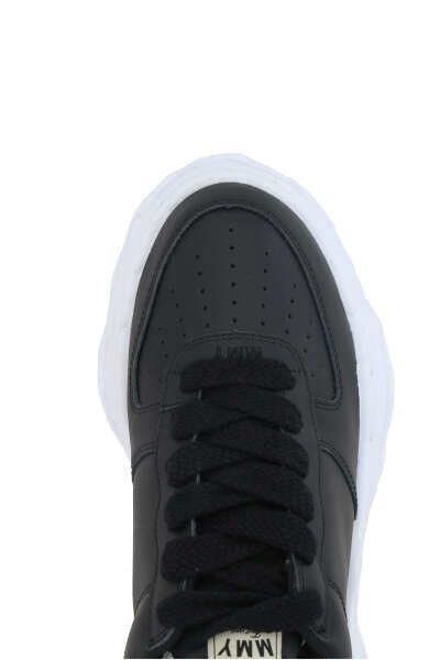  메종 미하라 야스히로 웨인 OG 솔 레더 로우탑 A07FW702 BLACK DOM - MAISON MIHARA YASUHIRO