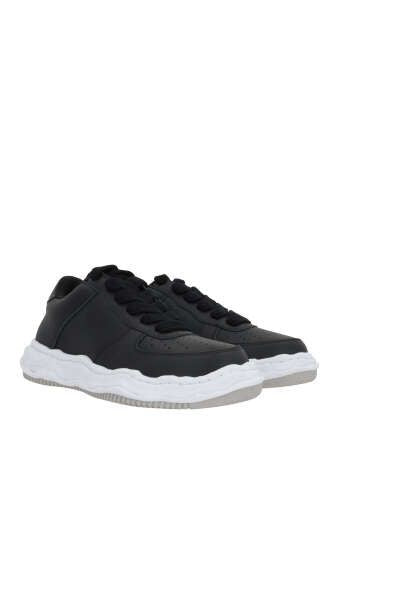  메종 미하라 야스히로 웨인 OG 솔 레더 로우탑 A07FW702 BLACK DOM - MAISON MIHARA YASUHIRO