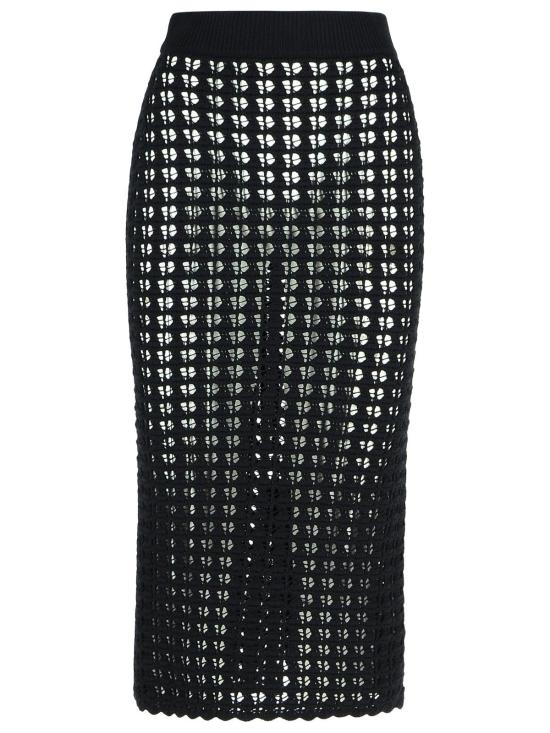 25SS 돌체앤가바나 미디 스커트 FXO13T JCVWHN0000 Black