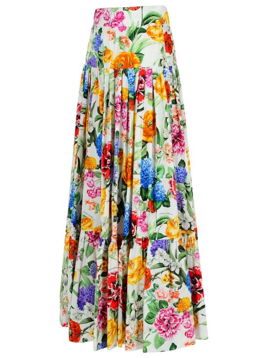 25SS 돌체앤가바나 롱 스커트 F4CX0T HS5S5HA5KU Multicolor - DOLCE & GABBANA