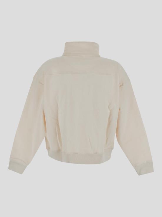  스포티앤리치 긴팔 티셔츠 QZAW237CR49 CREAM CHOCOLATE DOM - SPORTY & RICH