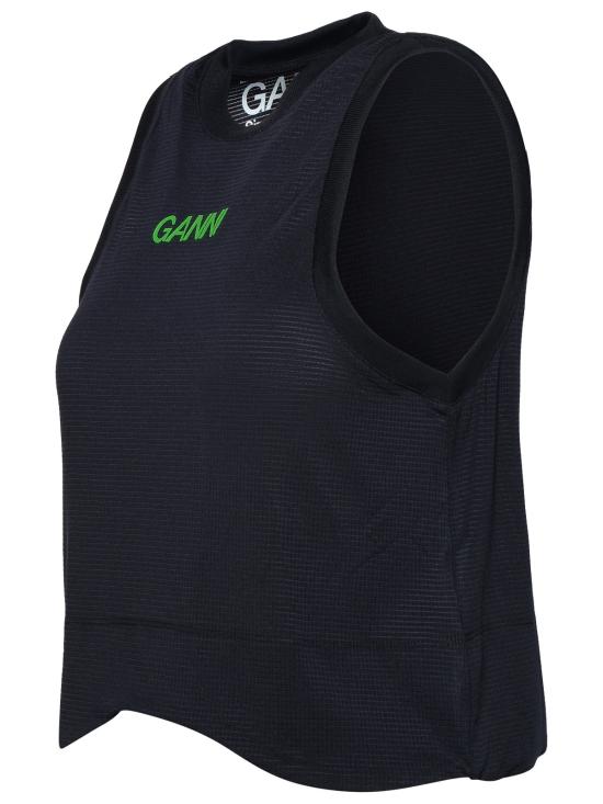  가니 민소매 티셔츠 T3387099 BLACK DOM - GANNI