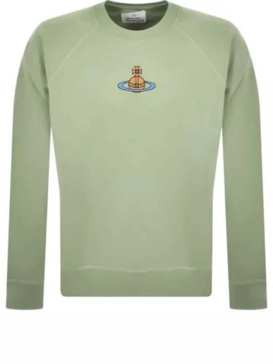  비비안웨스트우드 긴팔 티셔츠 3I010004J0006M402 PISTACHIO DOM