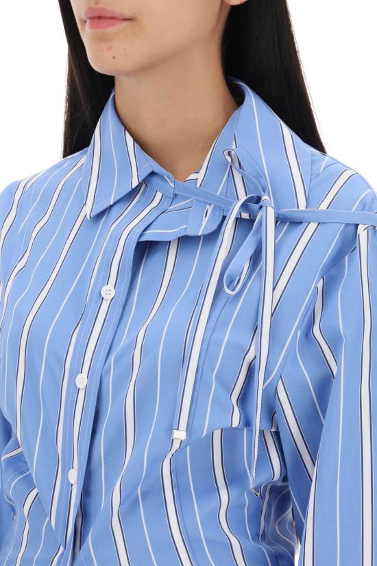  자크뮈스 블라우스 233SH04514533BR BLUE STRIPES DOM - JACQUEMUS