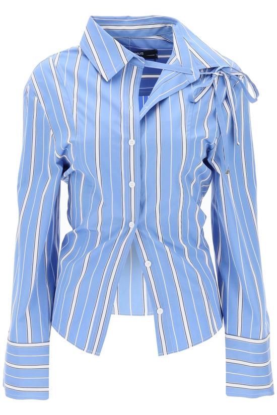  자크뮈스 블라우스 233SH04514533BR BLUE STRIPES DOM