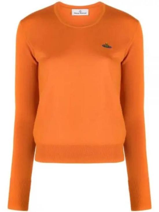  비비안웨스트우드 Bea 비아 ORB 자수 니트 스웨터 1803002SY0006F410 DOM