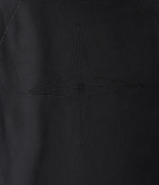  스톤 아일랜드 후드 티셔츠 781563355V0129 BLACK DOM - STONE ISLAND