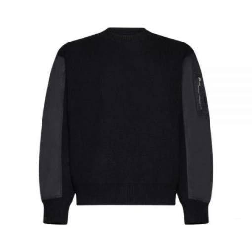 닐바렛 스웨터 NBV7MA158A V606C 001 BLACK DOM