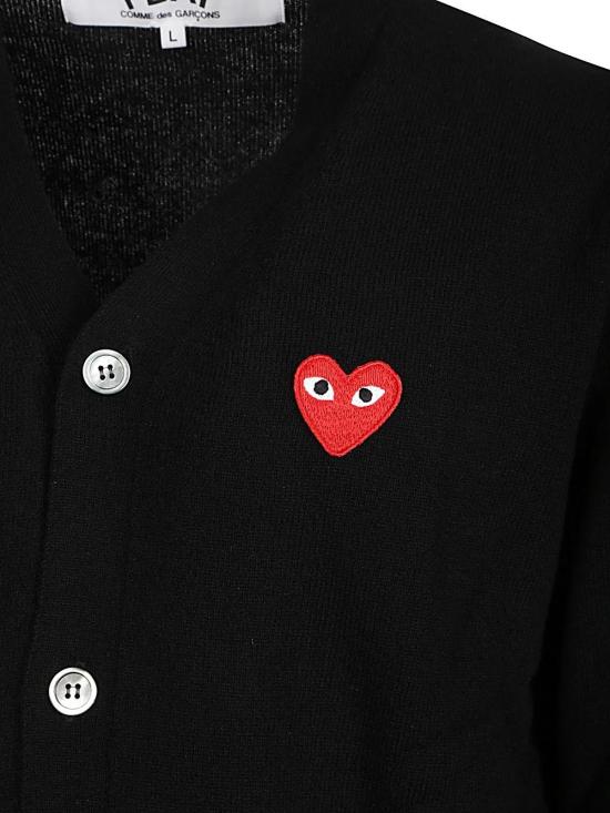 26SS 꼼데가르송 가디건 P1N008 1 BLACK DOM - COMME DES GARCONS