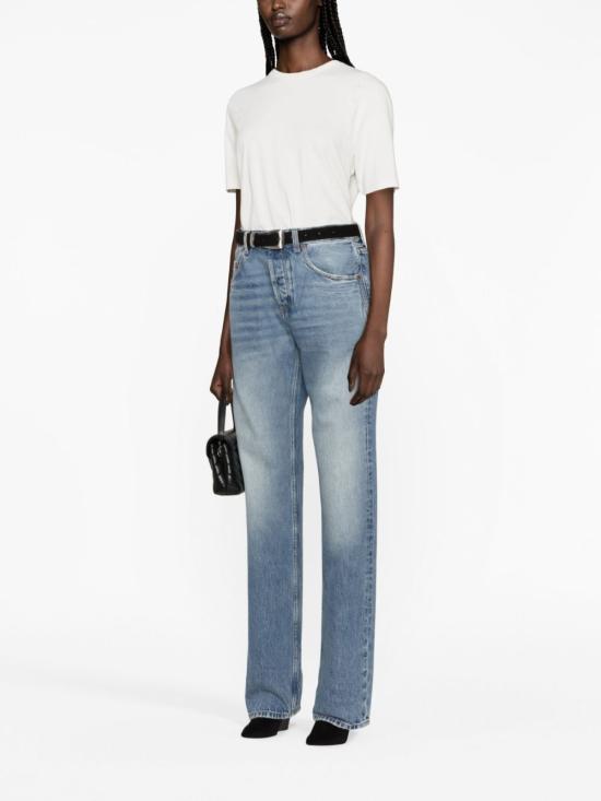  생로랑 반팔 티셔츠 747125YB2XE9599 DOM - SAINT LAURENT