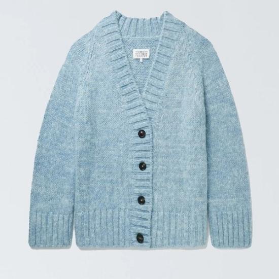  마르지엘라 가디건 SI0GP0004S17802488M PALE BLUE DOM