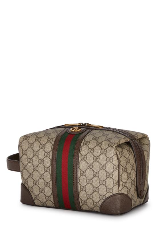  구찌 사보이 코스메틱 케이스 에보니 GG 슈프림 캔버스 73939196IWT8745 DOM - GUCCI