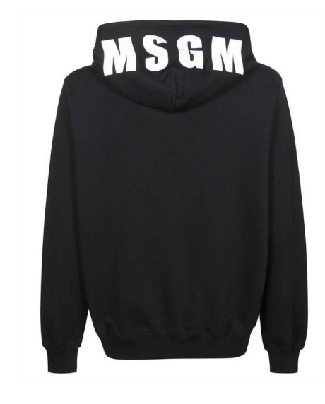  엠에스지엠 후드 티셔츠 2000MM53520000099 BLACK DOM