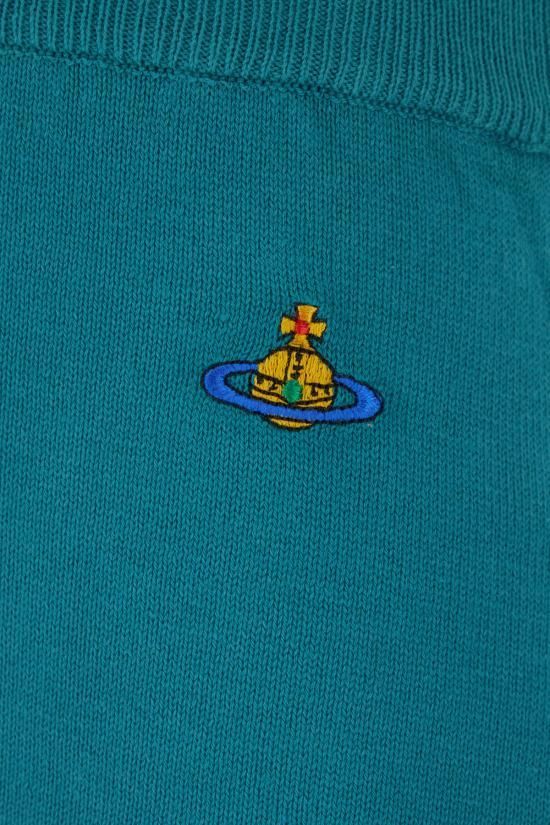  비비안웨스트우드 베아 니트 미니 스커트 1802000HY000TL401 TEAL DOM - VIVIENNE WESTWOOD