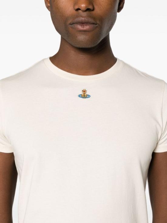  비비안웨스트우드 PERU 페루 ORB 반팔 티셔츠 3G010017J001MP403 DOM - VIVIENNE WESTWOOD