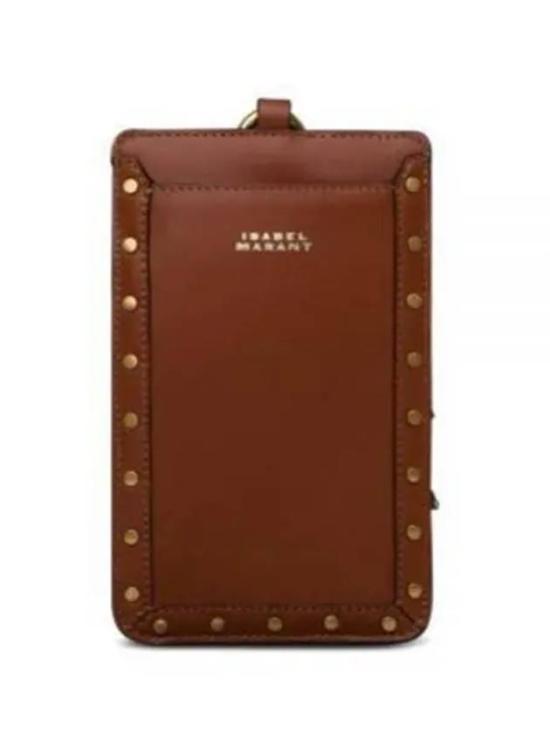  이자벨마랑 명함지갑 MP0003FAA1C05M50CO BROWN DOM