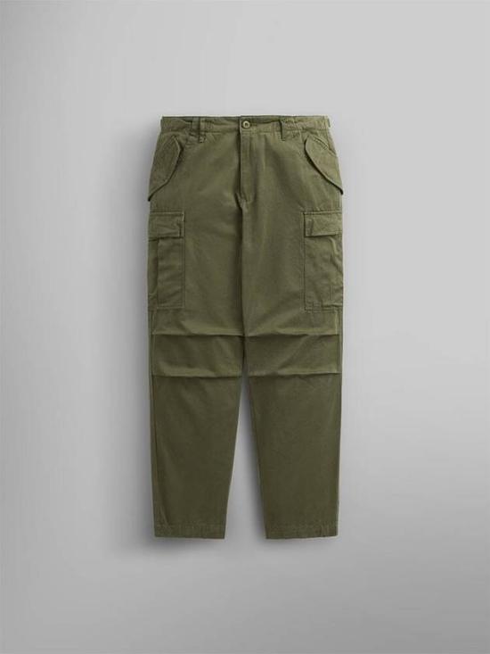  알파 스트레이트 팬츠 MBM52500C1OG107 GREEN DOM