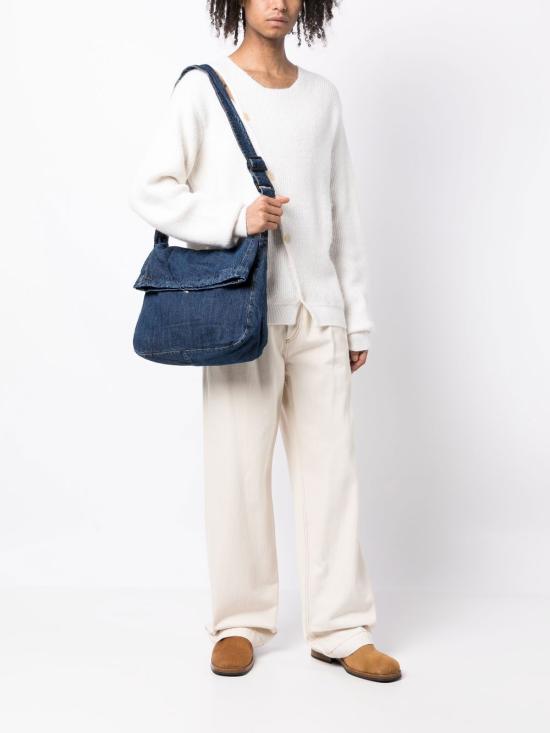  아워레가시 크로스백 A2238SBV MID BLUE DENIM DOM - OUR LEGACY