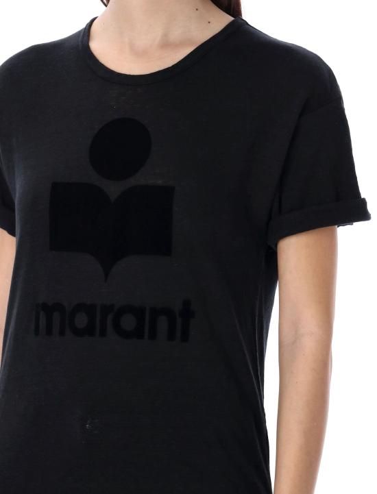  이자벨마랑 반팔 티셔츠 TS0004FAA1N09E01BK BLACK DOM - ISABEL MARANT