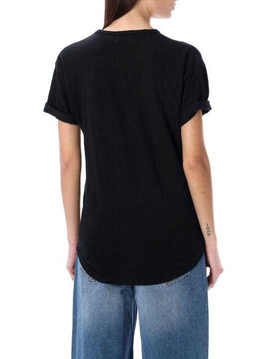  이자벨마랑 반팔 티셔츠 TS0004FAA1N09E01BK BLACK DOM - ISABEL MARANT