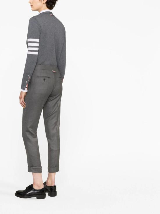  톰브라운 스트레이트 팬츠 FTC025V 00626 035 MED GRAY DOM - THOM BROWNE