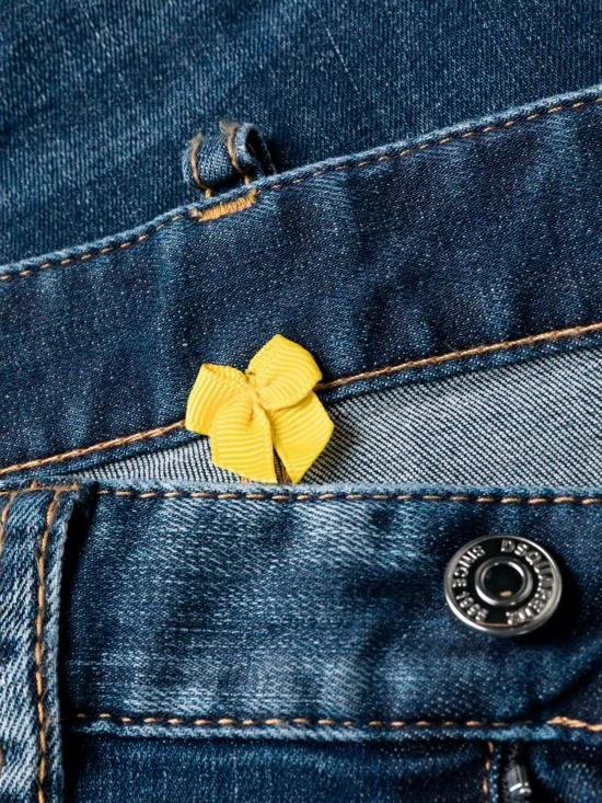  디스퀘어드2 데님 팬츠 S75LB0746S30685470 BLUE NAVY DOM - DSQUARED2