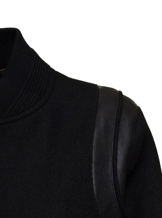 생로랑 자켓 376283Y197Q1000 BLACK DOM - SAINT LAURENT