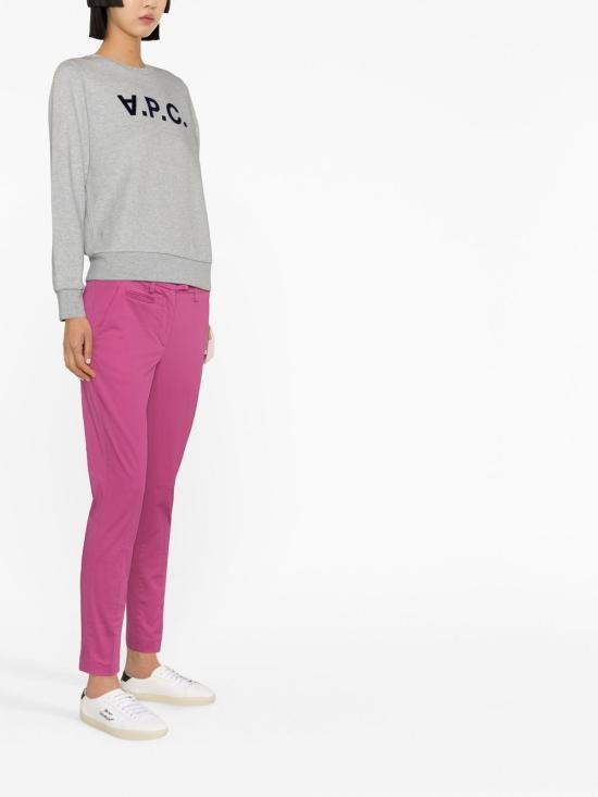  아페쎄 긴팔 티셔츠 COFAXF27644PLA PLA HEATHERED GREY DOM - A.P.C.