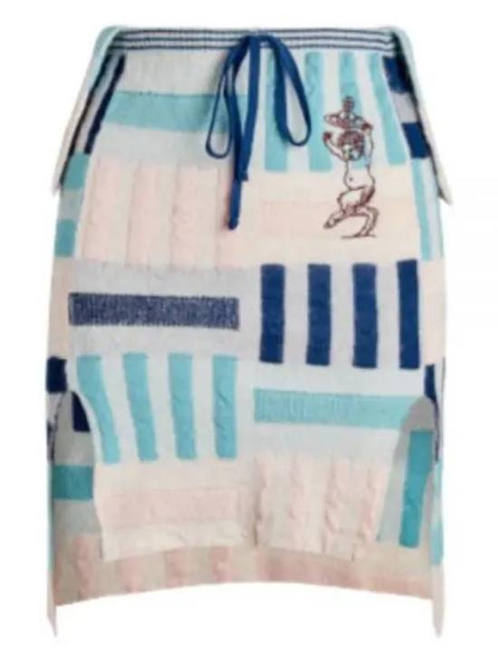  비비안웨스트우드 미디 스커트 18020004C000RO102 MULTI PINK DOM