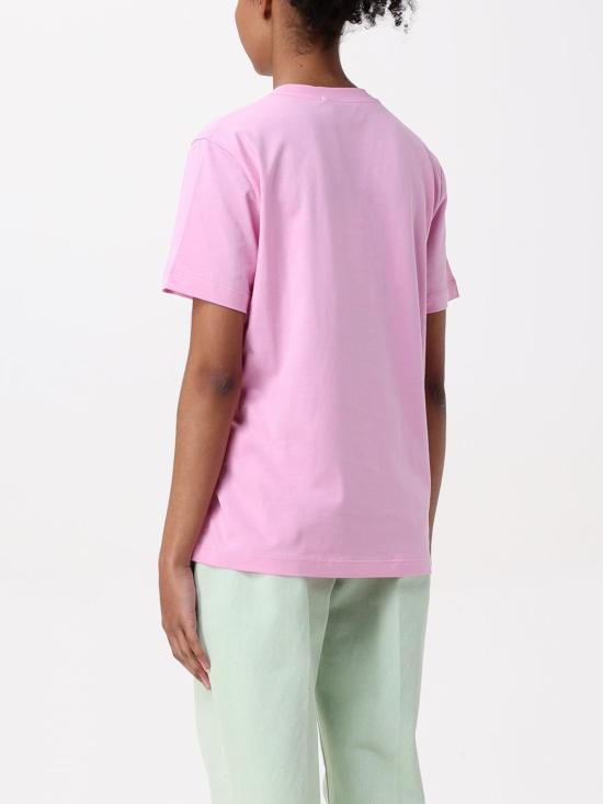  엠에스지엠 박스 로고 반팔 티셔츠 2000MDM52020000212 PINK DOM - MSGM