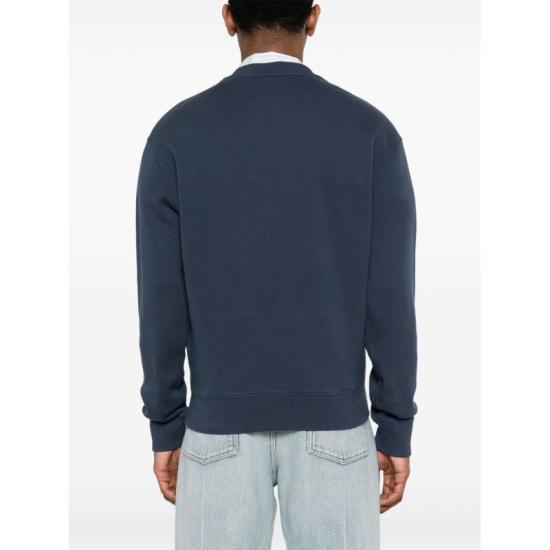  메종키츠네 볼드 폭스 헤드 패치 컴포트 스웨트셔츠 MM00316KM0307 P476 INK BLUE DOM - MAISON KITSUNE