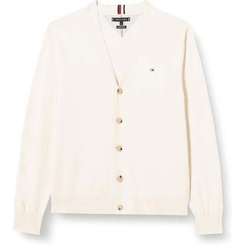  타미힐피거 가디건 MW31214YBH WHITE DOM