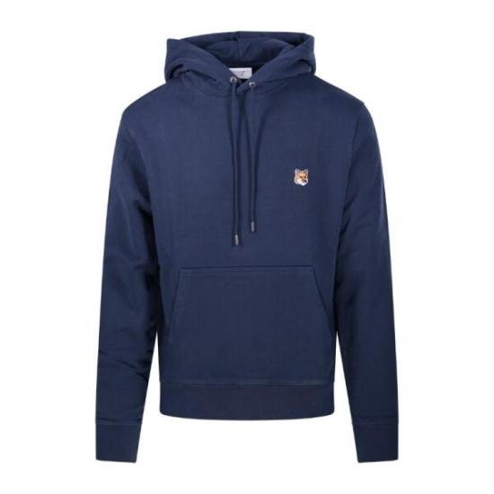 25SS 메종키츠네 폭스 헤드 패치 레귤러 후드 LM00702KM0001P476 INK BLUE DOM