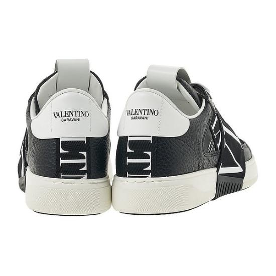  발렌티노 가라바니 VL7N 로우탑 스니커즈 4Y0S0C58 SWF 0NI NERO BIANCO DOM - VALENTINO GARAVANI