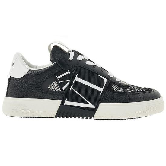  발렌티노 가라바니 VL7N 로우탑 스니커즈 4Y0S0C58 SWF 0NI NERO BIANCO DOM - VALENTINO GARAVANI