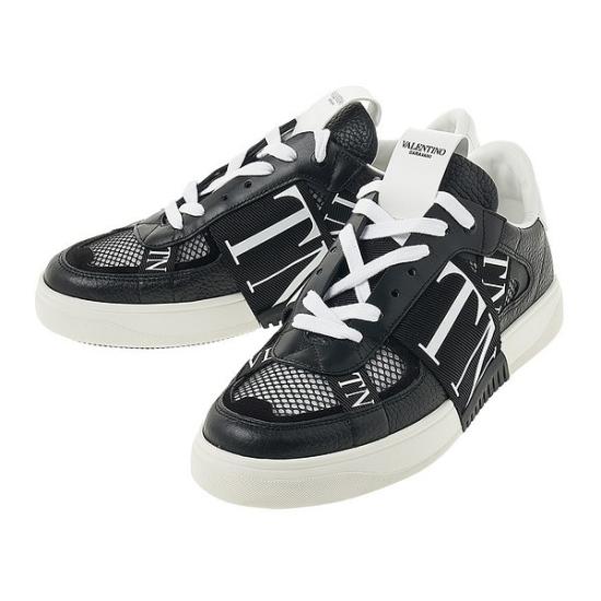  발렌티노 가라바니 VL7N 로우탑 스니커즈 4Y0S0C58 SWF 0NI NERO BIANCO DOM