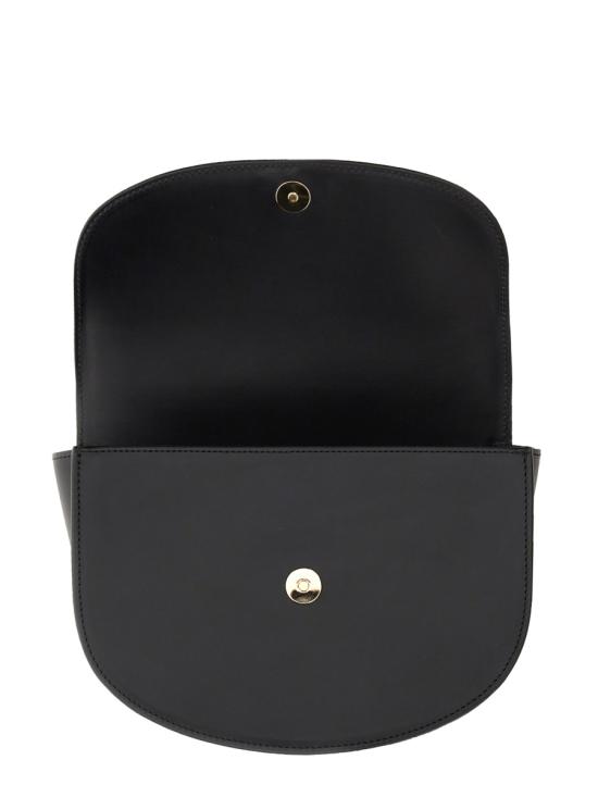 아페쎄 스무스 레더 제네바 플랩 PXAWVF61161LZZ BLACK DOM - A.P.C.